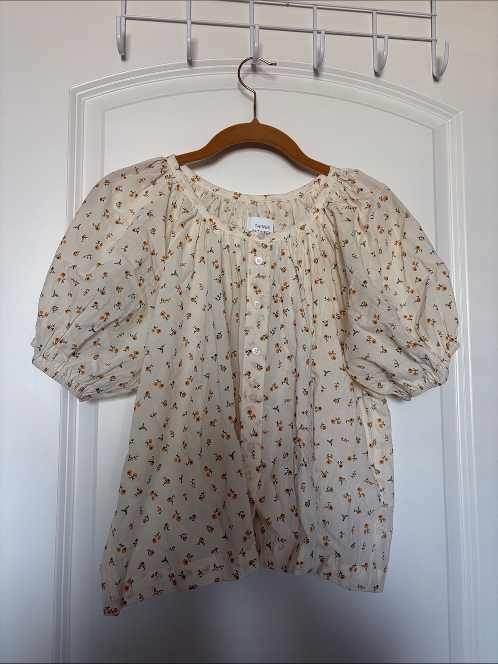 Things Between Floral Blouse size Small